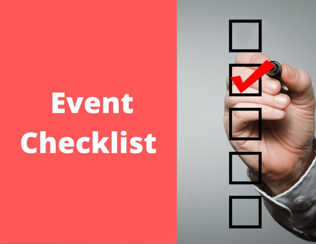 "Event Checklist" banner