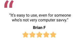 Capterra review praising Txt2Give's ease of use for church giving