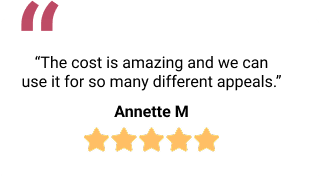Capterra customer testimonial for Txt2Give mobile giving software