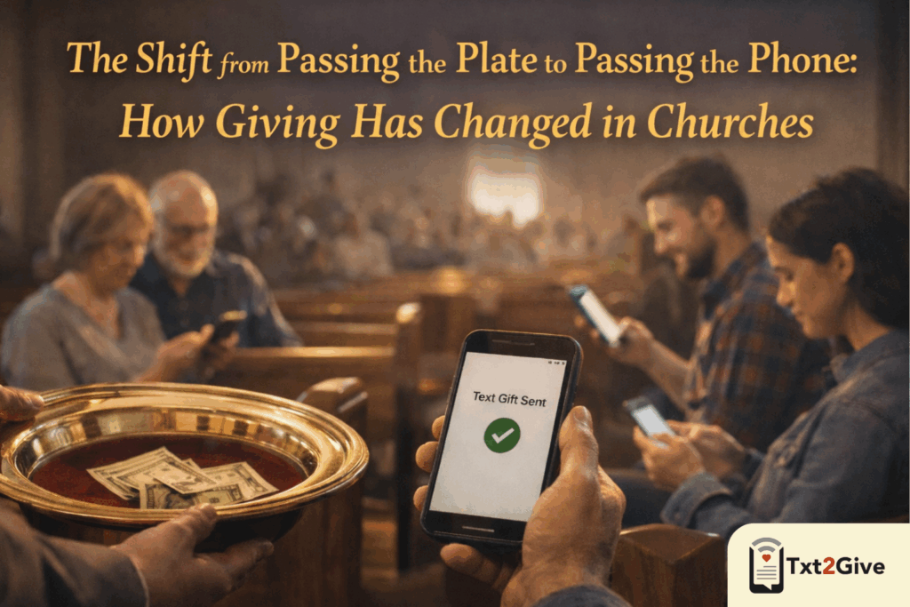 Text Giving in Churches: How Giving Has Evolved from Plates to Phones