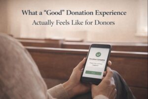 What a “Good” Donation Experience Actually Feels Like for Donors
