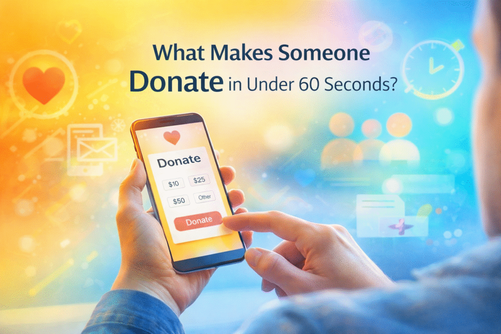 Emotional Triggers in Giving: What Makes Someone Donate in Under 60 Seconds?