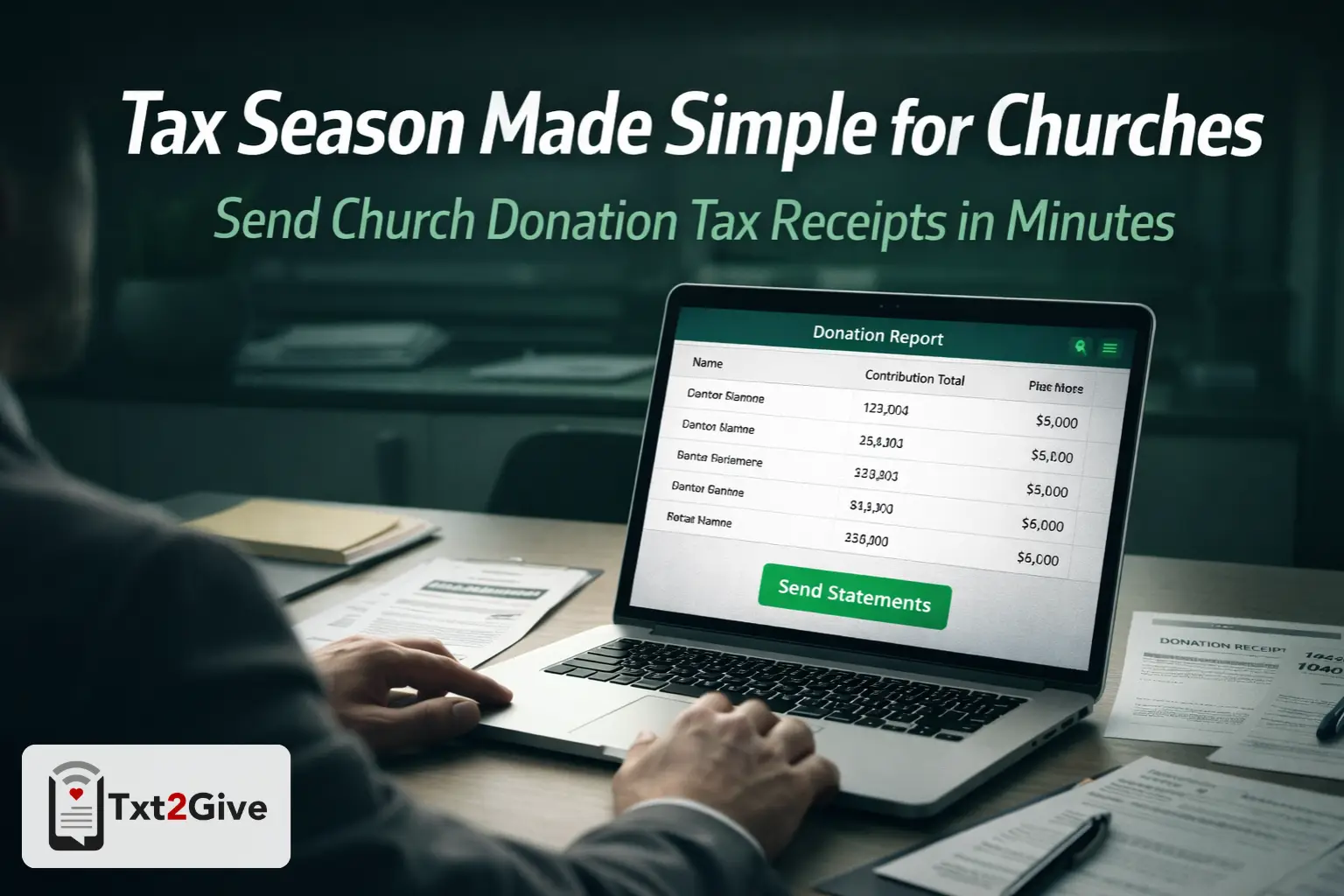 Church Donation Tax Receipts: How to Send Giving Reports Easily in 2026